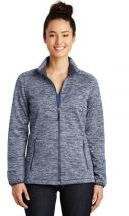 Sport-Tek® Ladies PosiCharge® Electric Heather Soft Shell Jacket